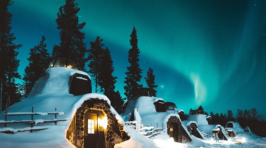 AURORA BOREAL & IGLÚ DE CRISTAL